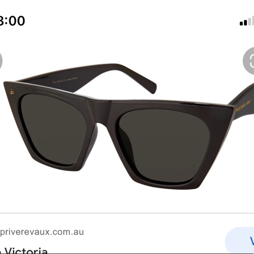 Black Cat Eye Privé Revaux Sunglasses